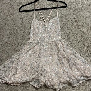 Kimchi Blue (Urban Outfitters) beautiful pink and sparkly romper